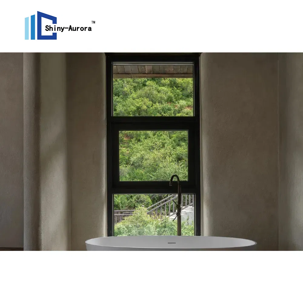 Newest Design Bottom Awning Aluminum Window German Hardware House Windows Aluminum Push out Flip up Awning Window for Balcony