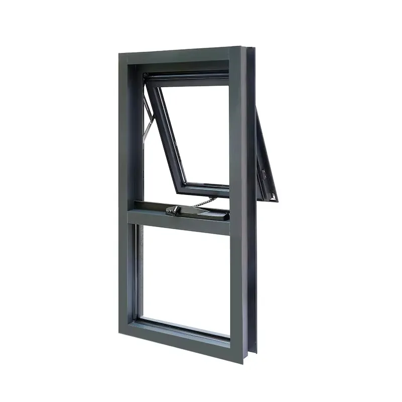 Newest Design Bottom Awning Aluminum Window German Hardware House Windows Aluminum Push out Flip up Awning Window for Balcony