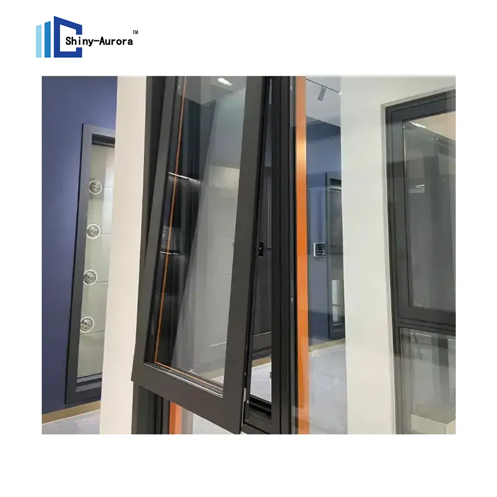 Hot Sale Modern Waterproof and Soundproof Top Hung Double Glazed Storm Aluminum Awning Windows