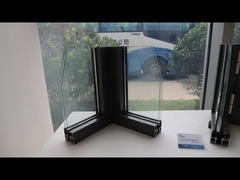 Double Glazed Aluminium Casement Window , Chain Winder Awning Window