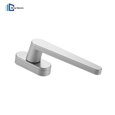 American Style Privacy Lever Handle Lock Set Matte Aluminum Door Handle