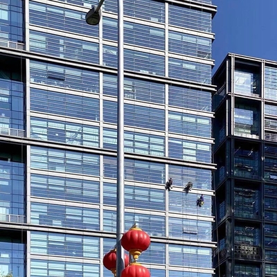 Broken Bridge Aluminium Glass Curtain Wall Sound Insulation Unit Panel System Curtain Wall