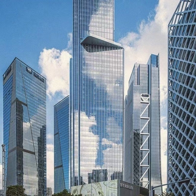 Convenient Construction Curtain Wall Aluminum Alloy Unit System Curtain Wall