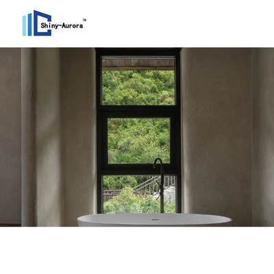 Aluminium Alloy Top Hung Window , Push Out Awning Windows For Balcony