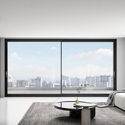 Home Aluminum Alloy Doors And Windows , Custom Tempered Glass Sliding Door