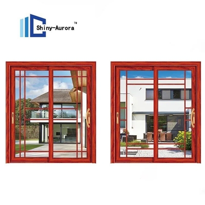 40 Sound Insulation Soundproof Sliding Glass Door , Modern Aluminum Entrance Door