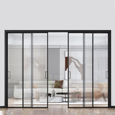 Home / Office Aluminium Bifold Sliding Doors Waterproof Aluminium Folding Glass Door