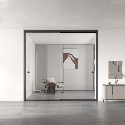 Commercial Aluminium Sliding Doors French Style Surface Finishing