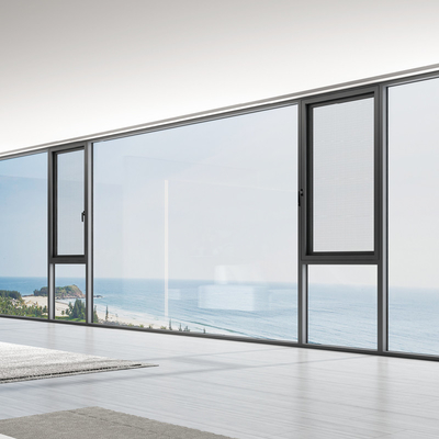 Aluminum Frame Casement Window Insect Proof Soundproof Casement Windows