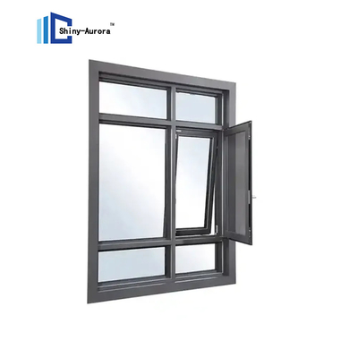 Aluminum Alloy Inward Opening Window , Thermal Break Aluminum Windows Customized