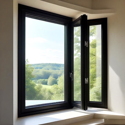 Sound Proof Aluminium Sliding Windows , Modern Aluminum Profile Glass Window