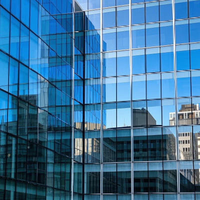 Class 5 Unit Curtain Wall UV Resistant High Wind Resistant With 6mm Glass Thickness