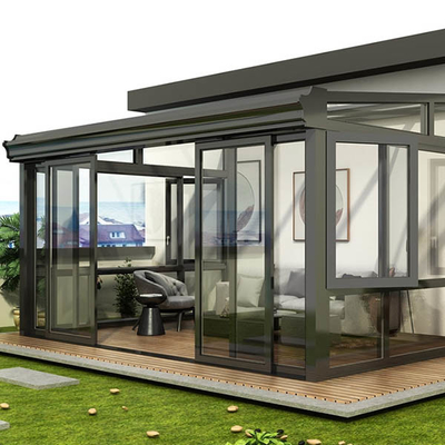 White Sun Room Aluminum Frame With Corner Joint Corner Code Connection
