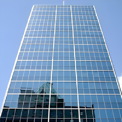 Powder Coating Unitized Curtain Wall Thermal Insulation Curtain Wall Window Wall