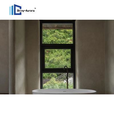 Modern Airproof Bottom Awning Window Heat Insulation House Aluminum Windows For Balcony