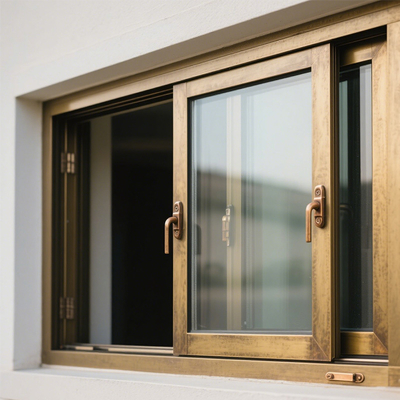 Bronze & Gold Aluminum Windows & Doors - Luxury, Secure, Energy-Efficient for High-End Residences & Commercial Spaces